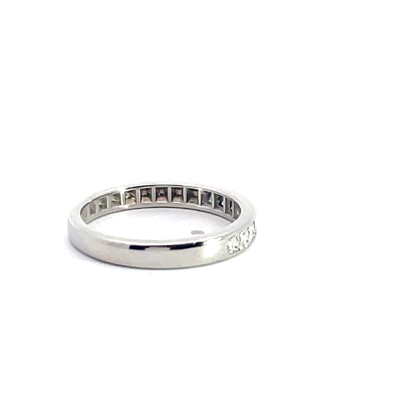 14 k Princess Band Rings 0.50 CT