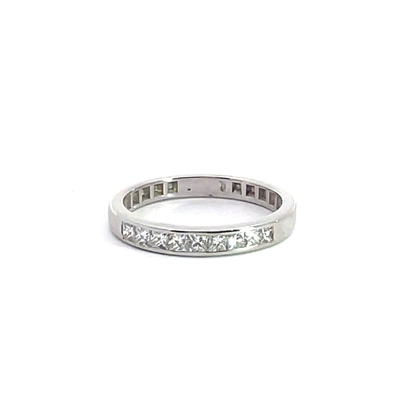 14 k Princess Band Rings 0.50 CT