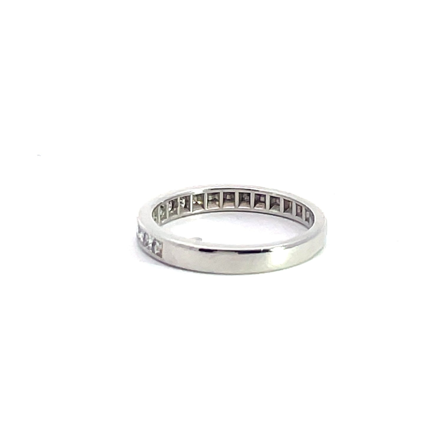 14 k Princess Band Rings 0.50 CT
