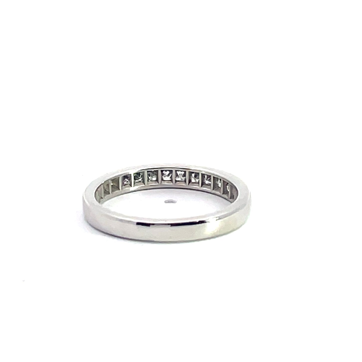 14 k Princess Band Rings 0.50 CT