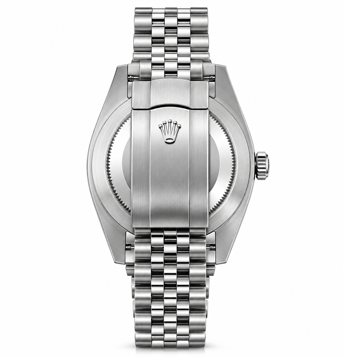 Rolex Datejust – Silver Dial, Fluted Bezel & Jubilee Bracelet