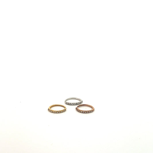 14KT Nose Ring 0.38CT Diamonds