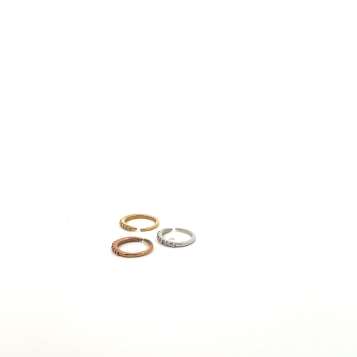 14KT Nose Ring 0.38CT Diamonds
