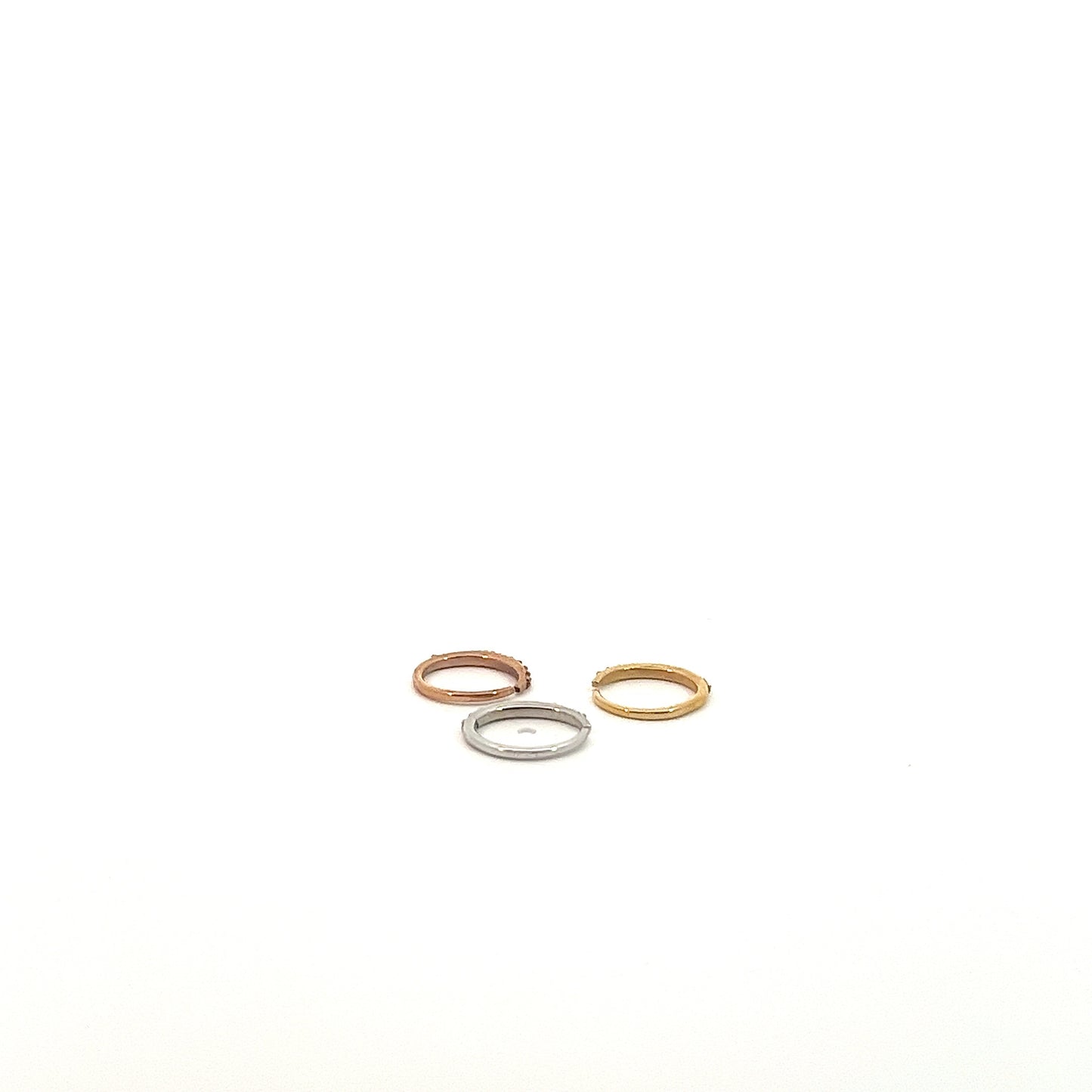 14KT Nose Ring 0.38CT Diamonds