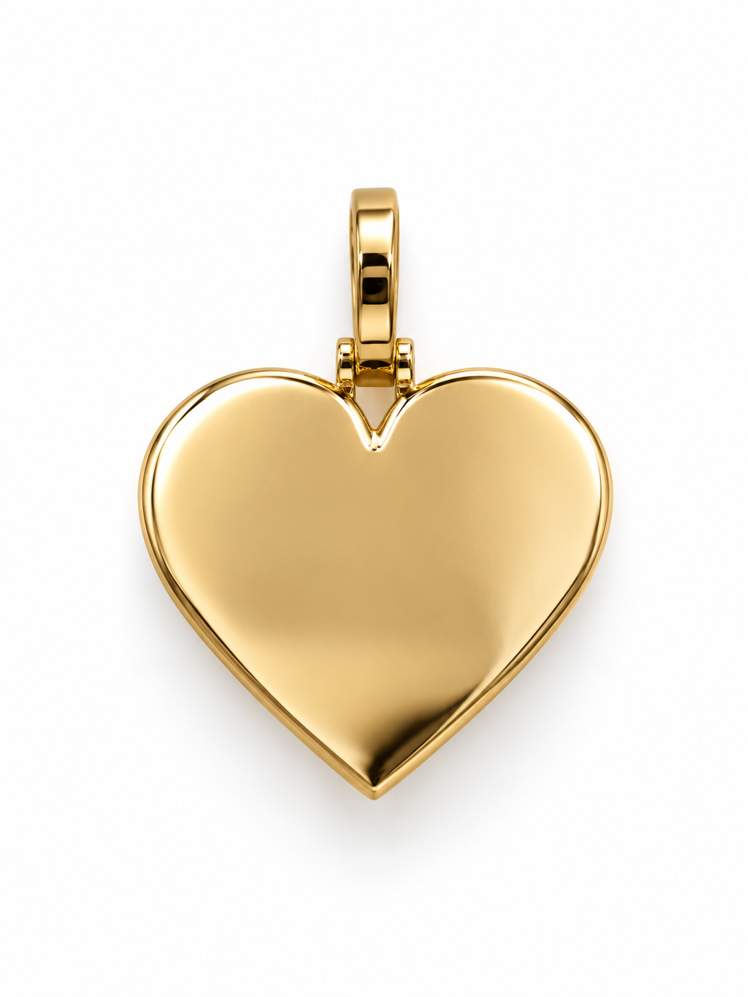 14K Yellow Gold 1.13 CTW Lab-Grown Diamond Herat Memory Pendant