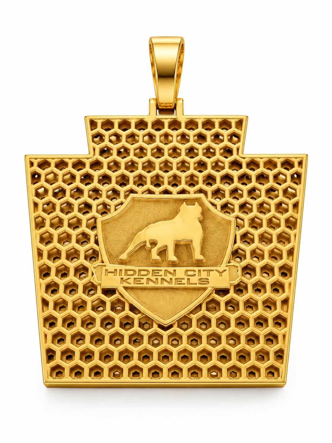 Custom #610 Lab-Grown Diamond Pendant-10K Yellow Gold 7 CTW