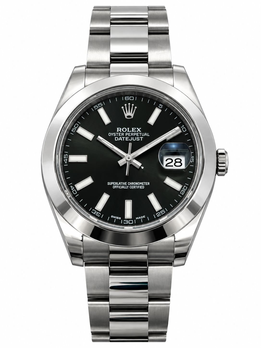 Rolex Datejust 41 Black Dial Oystersteel Oyster – Ref. 126300