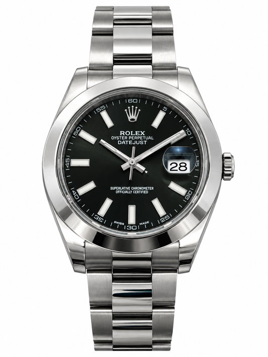 Rolex Datejust 41 Black Dial Oystersteel Oyster – Ref. 126300