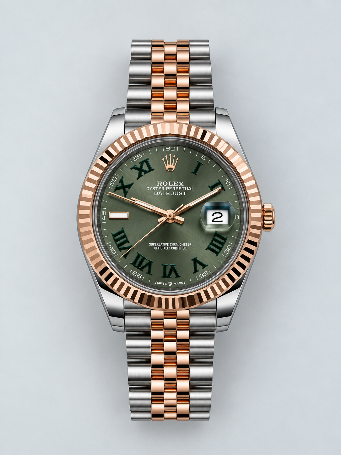 Rolex Datejust 41 Wimbledon Dial Everose Rolesor Jubilee – Ref. 126331