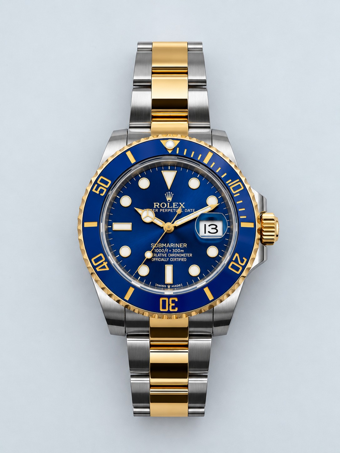 olex Submariner Date 41 Blue Dial Yellow Rolesor – Ref. 126613LB