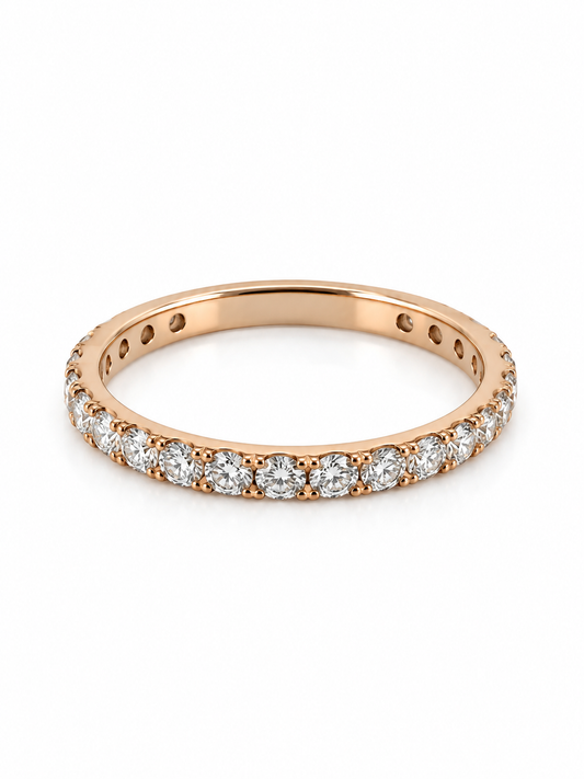 14K Yellow Gold Lab Grown Diamond Matching Band-0.48 CTW